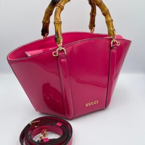 Sac gucci bambo rose