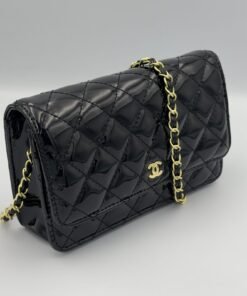Chanel jumbo glacé 20cm Noir