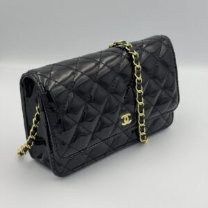 Chanel jumbo glacé 20cm Noir