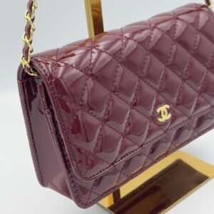 Alternative view of Chanel jumbo glacé 20cm bordeaux