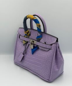 Hermès Birkin croco 25cm Violet