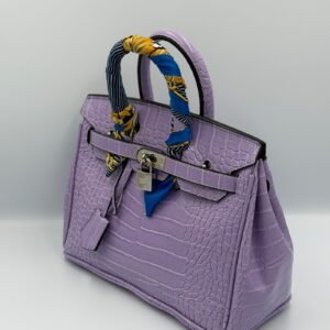 Hermès Birkin croco 25cm Violet