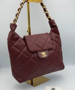 CHANEL KELLY 30CM bordeaux