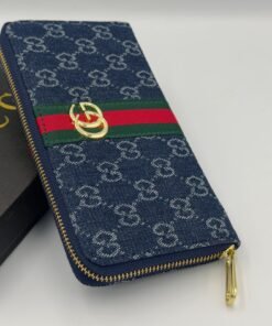 Portefeuille Gucci bleu marine