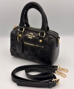 Sac coach speedy nano 20 cm Noir