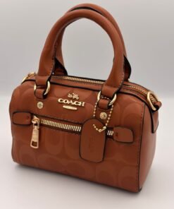 Sac coach speedy nano 20 cm marron