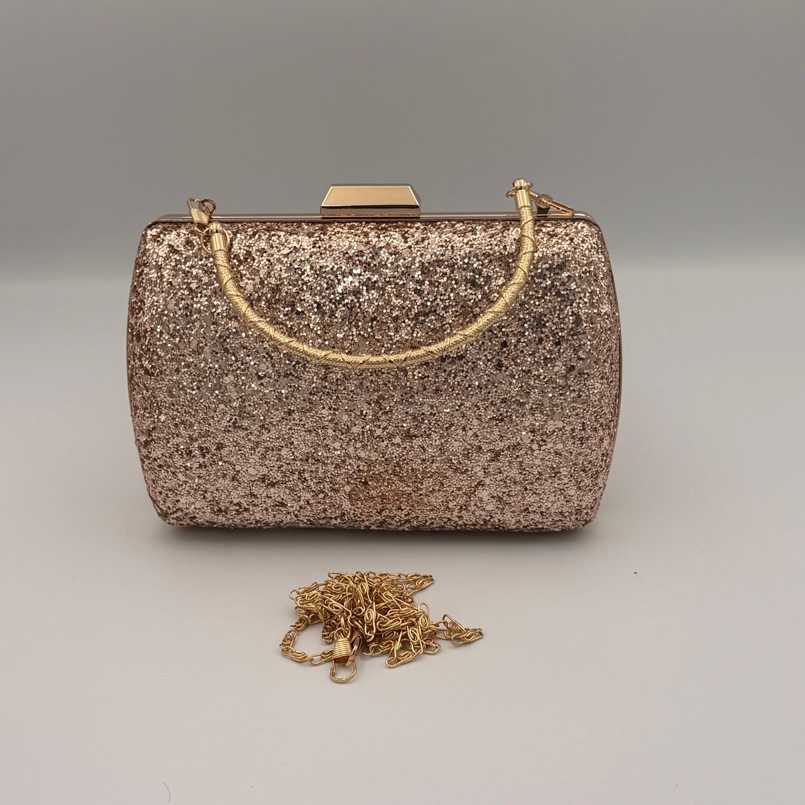 Sac a main soirée dorée